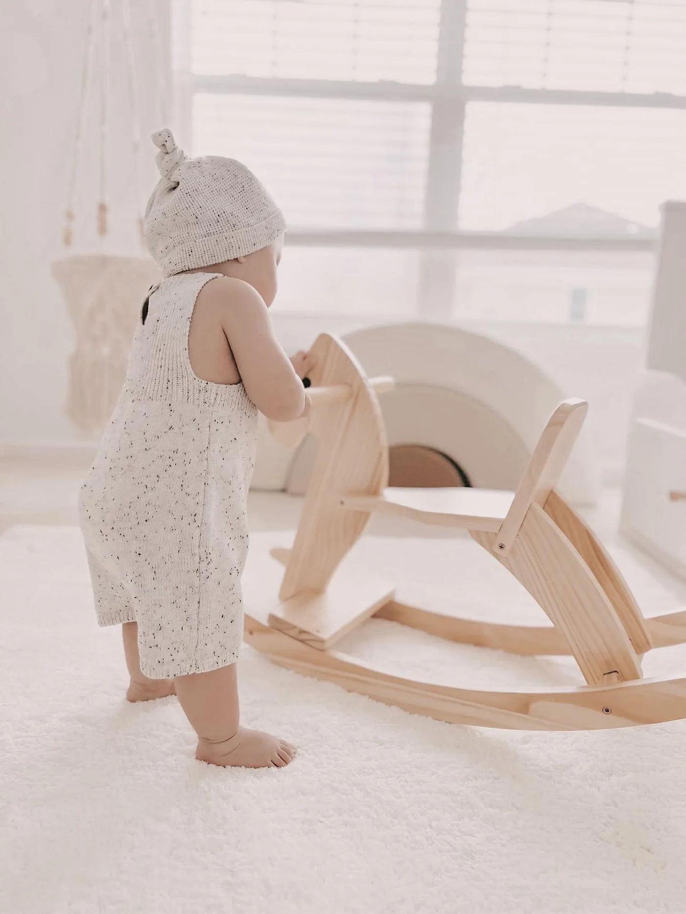 short romper - black speckle