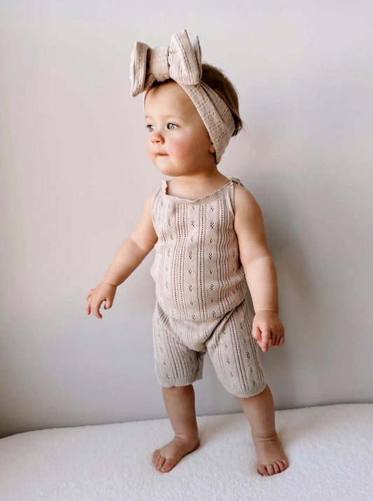 pointelle romper