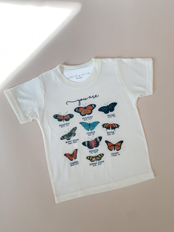 butterfly affirmation tee
